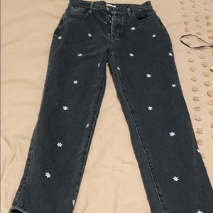 Floral pac sun mom jeans